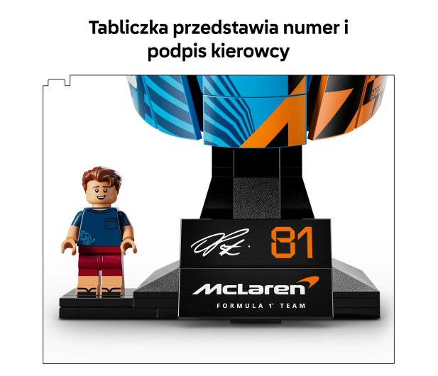 LEGO EDITIONS 43017 Kask Oscar Piastri McLaren Mastercard F1 - 1529783 - zdjęcie 6